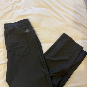 Men’s adidas golf pants gray/black 34x30